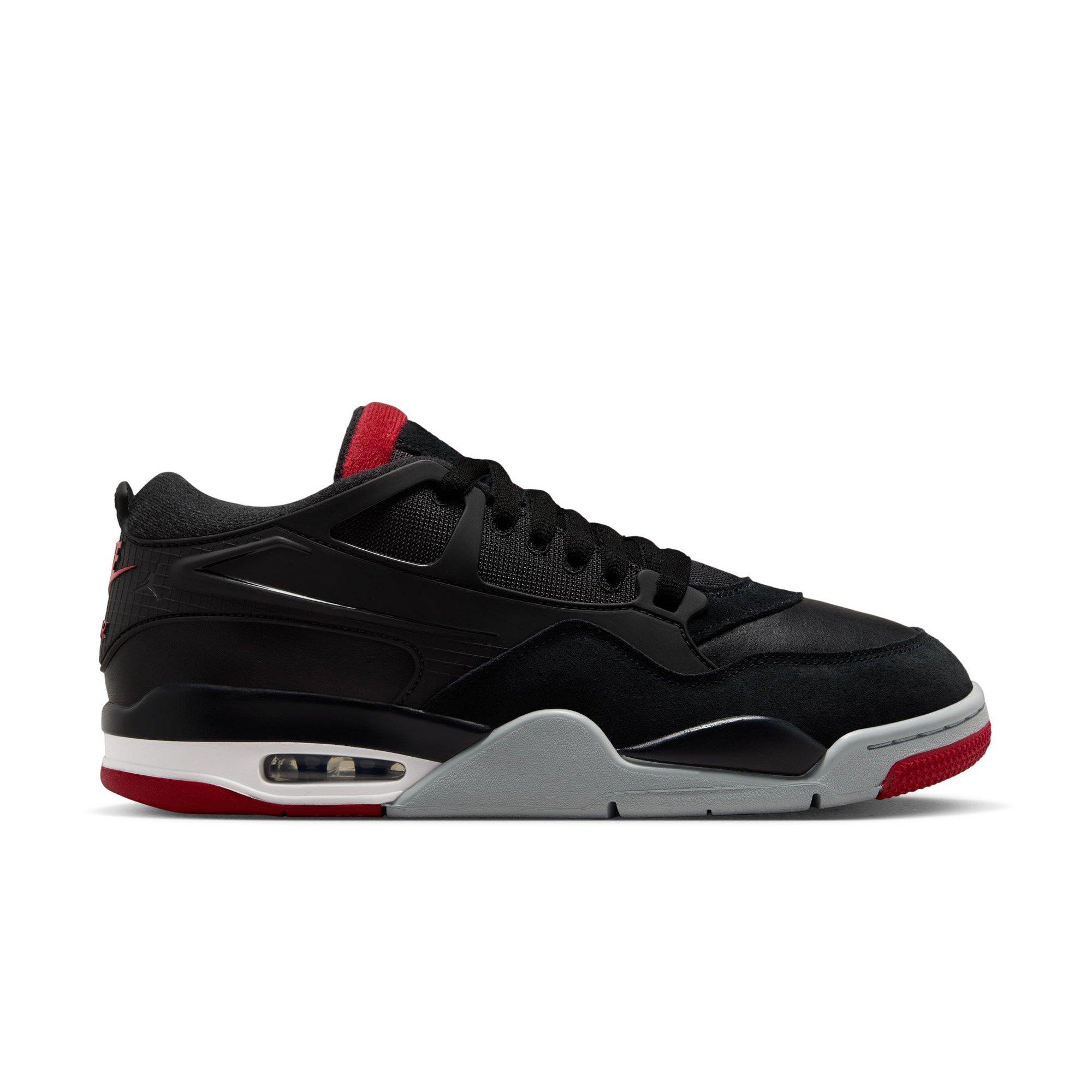 国内配送 NIKE AIR JORDAN 4 RM BLACK/VARSITY RED-WOLF GREY Jordan 4 RM 